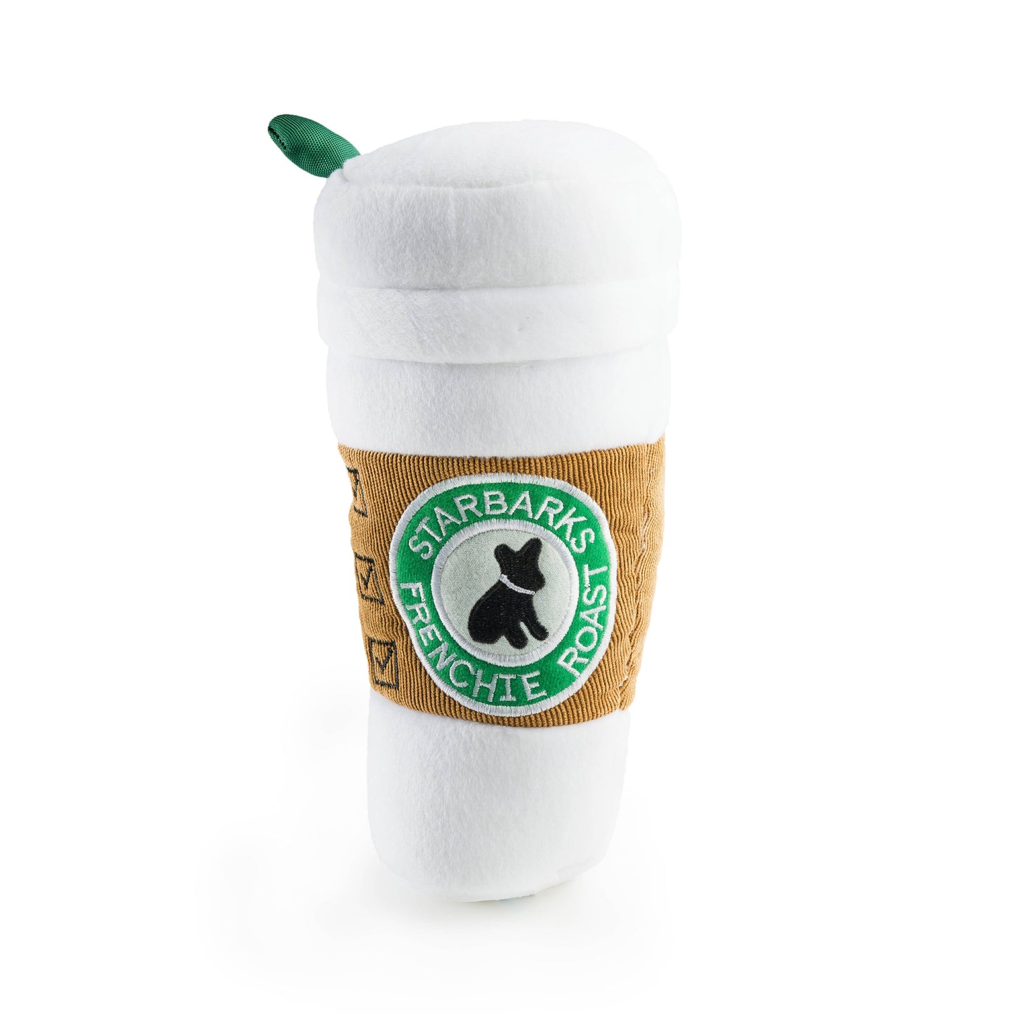 Starbarks Coffee Cup W/ Lid Squeaker Dog Toy: Regular