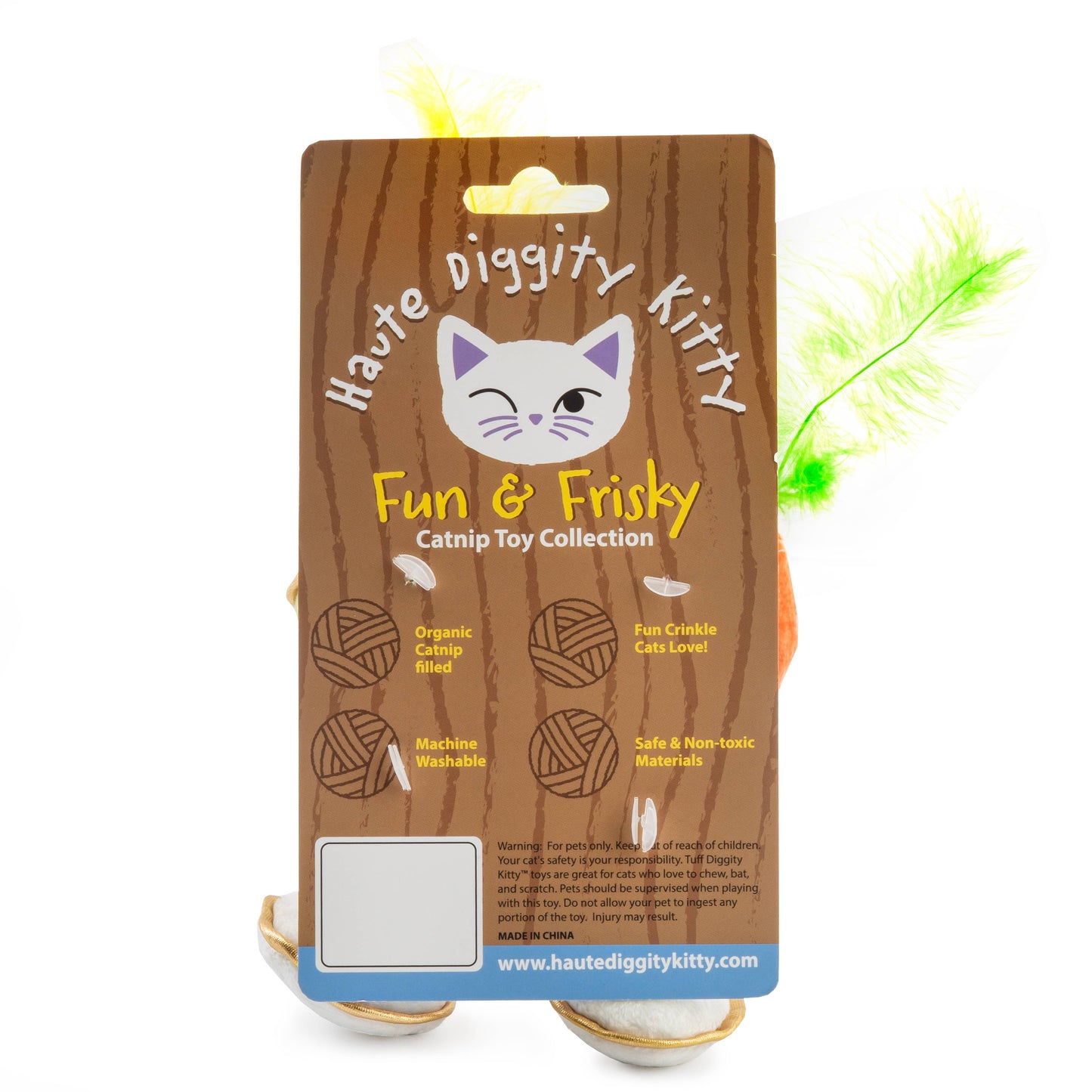 Kitty Cocktails (2 cocktails) Organic Catnip Toys