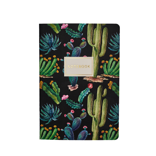 Cactus on black Notebook