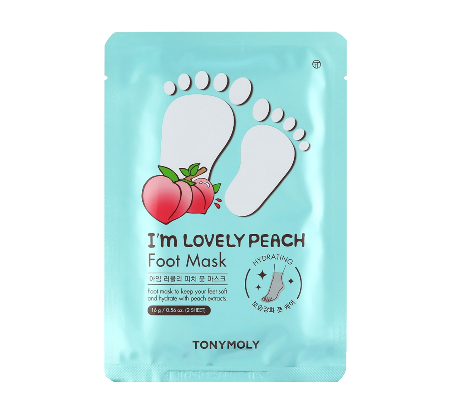 I'm Lovely Peach Foot Mask