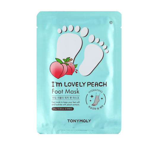 I'm Lovely Peach Foot Mask