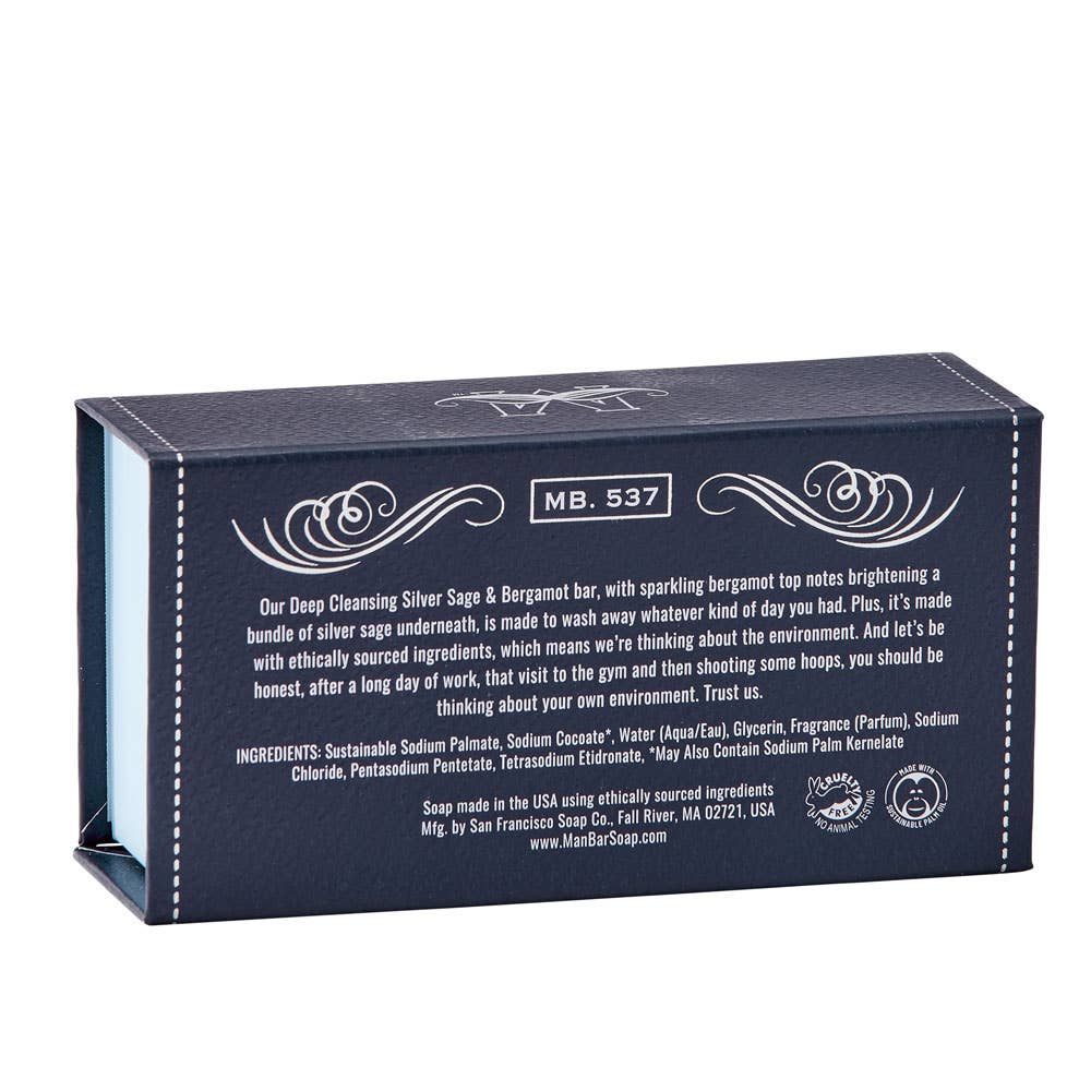 Silver Sage & Bergamot Man Bar