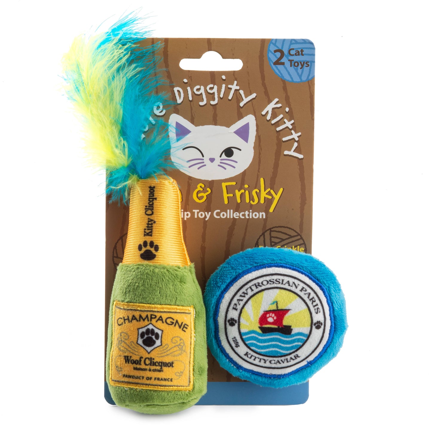 Kitty Clicquot (Bottle & Caviar) Organic Catnip